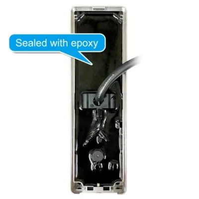 SECO-LARM - SK-B241-PQ - Mullion Surface Mount Bluetooth Keypad with Reader, metal housing, weatherproof and one relay output.