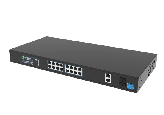 Hanwha - SKY-SW20g-001 - Wisenet SKY 18 Port PoE+ Network Switch