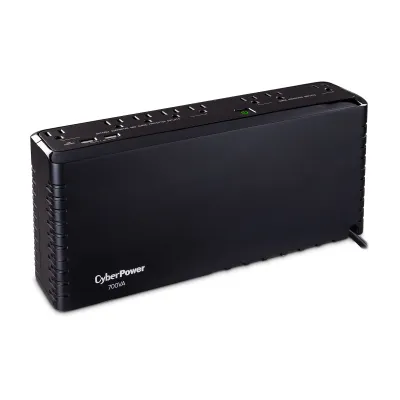 Cyber Power - SL700U - UPS SYSTEMS 700VA/370W Slim Line Standby UPS, 8 NEMA 5-15R Outlets