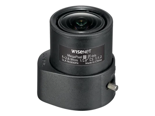 Hanwha - SLA-M2890PN - 1/2.8" CS-mount Auto P-ris Megapixel Lens