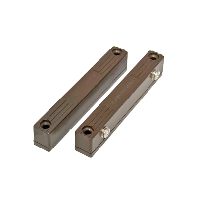 SECO-LARM - SM-216Q/BR - Surface-Mount Closed Loop Magnetic Contact with screw terminals. 2¾" Gap. UL Listed. Brown. Sold in multiples of 10 (price is for 1 pc).