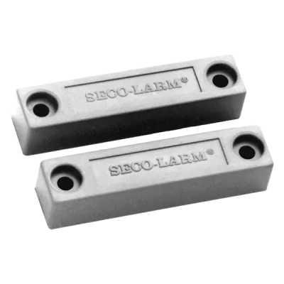 SECO-LARM - SM-217Q/W - Miniature Surface-Mount Closed Loop Magnetic Contact with concealed screw terminals. 2" Gap. White. Sold in multiples of 10 (price is for 1 pc).