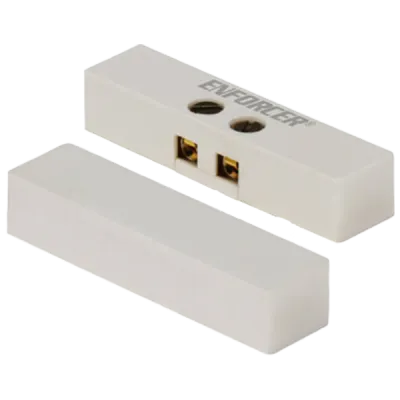 SECO-LARM - SM-4003-TQ/W - Surface-Mount Closed Loop Magnetic Contact with quick-connect terminal block. No mounting tabs. 1" Gap. UL, CUL, Listed. White. Sold in multiples of 10 (price is for 1 pc).