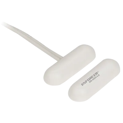 SECO-LARM - SM-4004-LQ/W - Capsule-Type Surface-Mount Closed Loop Magnetic Contact with quick-connect terminal block and 18" leads. ¾" Gap. White. Sold in multiples of 10 (price is for 1 pc).