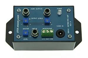 ETS - SMDA2 - 2 Channel Active Microphone Distribution Amplifier