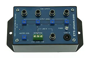 ETS - SMDA4 - 4 Channel Active Microphone Distribution Amplifier