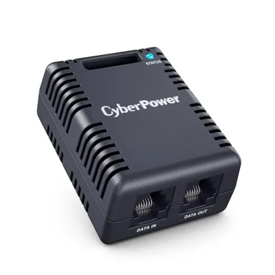 Cyber Power - SNEV001 - 4 Input Contact Closures, RJ45 Ethernet port x 2, 10 ft cable, 3 year warranty, Daisy chain x 8 Maximum