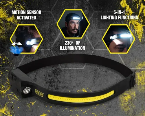 Jonard Tools - SOL-H1 - Solis™ Rechargeable LED Flex Headlight