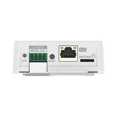 Hanwha - SPA-B1000 - IP Audio Bridge, Background Music, Analog Audio Input (L, R : +6dBV Max line IN level), 1GB Internal Storage, Single Micro SD slot (Up to 32GB), Built in Relay, SUNAPI, PoE