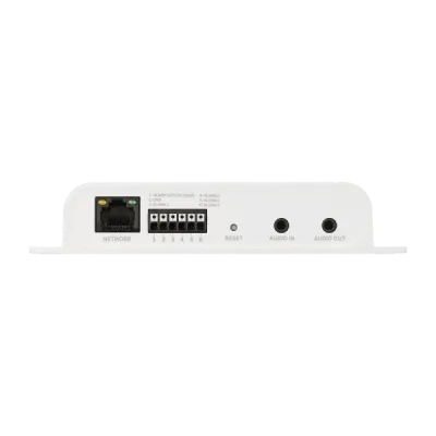 Hanwha - SPM-4210 - Network I/O Box for PTZ plus, 4-configurable I/O ports, Audio I/O, PoE. Compatible with XNP-9300RW/9250R/9250 XNP-8300RW/8250R/8250, XNP-6400RW/6400R/6400, PNM-C12083RVD/C7083RVD/12082RVD/7082RVD