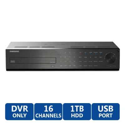 Hanwha - SRD-1673D-1TB - 16CH audio inputs/1CH audio output 1TB