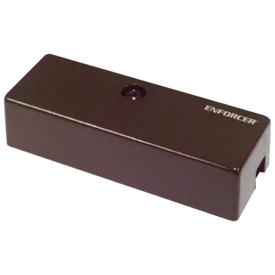 SECO-LARM - SS-040Q/BR - Vibration Detector for closed circuits to protect walls, windows, ceilings. Pure-silver contact points, adjustable sensitivity, and tamper-proof cover. Contact rated 1.0A@50VDC. Brown. Sold in multiples of 10 (price is for 1 