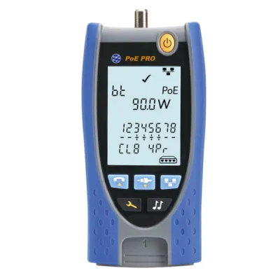 Simply 45 - ST-158006 - PoE PRO AnyWARE Verifier VDV II Tester with 2.9" Large Backlight Display