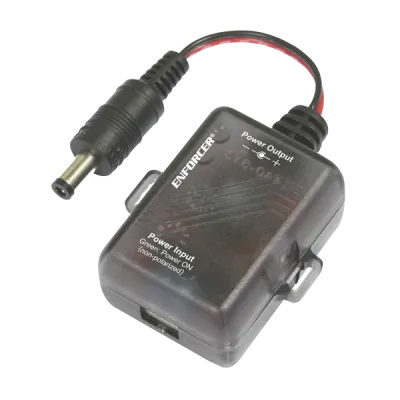 SECO-LARM - ST-LA108-TPQ - 0.8A Voltage Converter. 16~28 VDC/VAC input voltage. 12 VDC output voltage. Includes 2.1mm DC Plug.