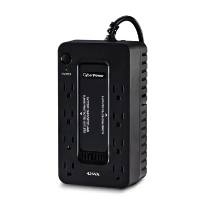 Cyber Power - ST425 - UPS SYSTEMS Standby, 425VA/260W, Standby UPS, Compact, 120V