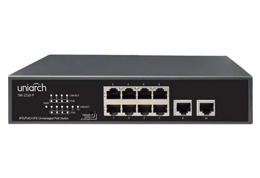 Uniview - SW-2110-P - Uniarch 8PoE Switch