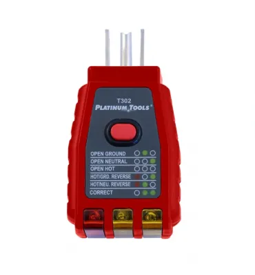 Platinum Tools - T302C - GFCI Socket Tester Clamshell
