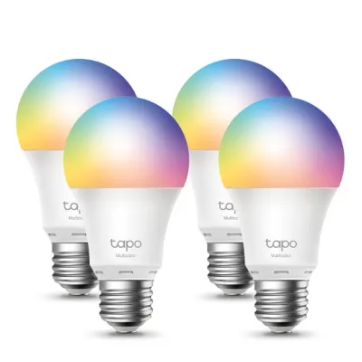 TP-Link - TAPO L530E(4-PACK) - TAPO SMART LIGHTBULB MULTICOLORACCS 4-PACK