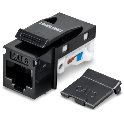 TRENDNET - TC-K25C6BK - 25 Pack Cat6 RJ-45 Keystone Jack, Black