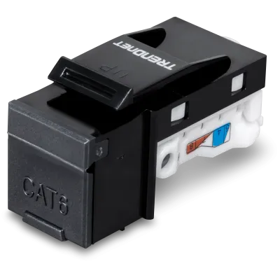 TRENDNET - TC-K25C6BK - 25 Pack Cat6 RJ-45 Keystone Jack, Black