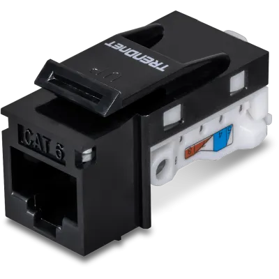 TRENDNET - TC-K50C6BK - 50 Pack Cat6 RJ-45 Keystone Jack, Black