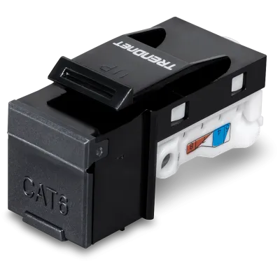 TRENDNET - TC-K50C6BK - 50 Pack Cat6 RJ-45 Keystone Jack, Black