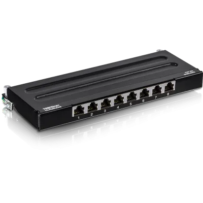 TRENDNET - TC-P08C6AS - 8-Port Cat6A Shielded Wall