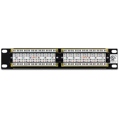 Trendnet - TC-P12C6 - 12-Port Cat. 6 Unshielded Patch Panel (10" wide)