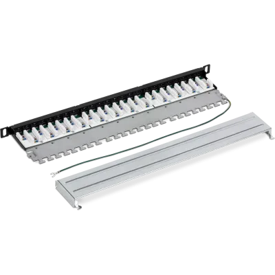 TRENDNET - TC-P24C6AHS - 24 Port Cat6a Shielded Half-U Patch Panel