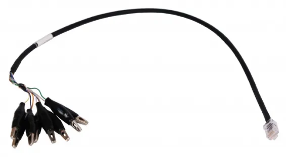 Platinum Tools - TCA015 - 24 inch cable assembly 8-Way alligator clips to RJ45