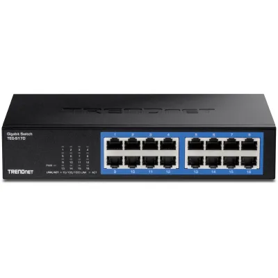TRENDNET - TEG-S17D - 16-Port Gigabit Desktop Switch /w metal case