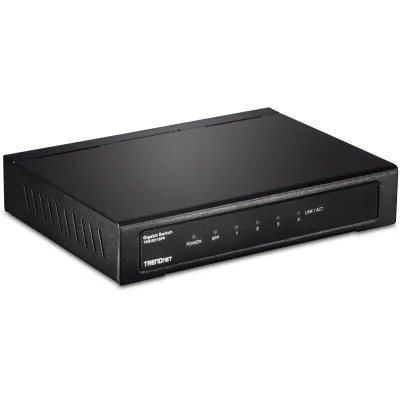 TRENDNET - TEG-S51SFP - Rear port 4-Port Gigabit Switch with SFP Slot (Metal)
