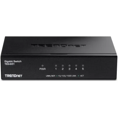 TRENDNET - TEG-S51 - 5-Port Gigabit Switch /w metal case