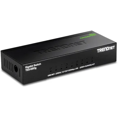 TRENDNET - TEG-S80g - 8-port Gigabit GREENnet Switch (Metal)