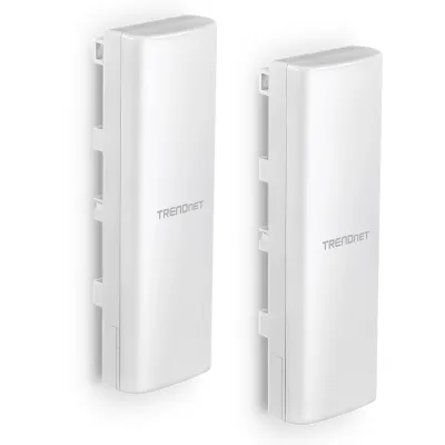 TRENDNET - TEW-940APBO2K - 14 dBi WiFi 6 AX1200 Outdoor PoE Preconfigured Point-to-Point Bridge Kit