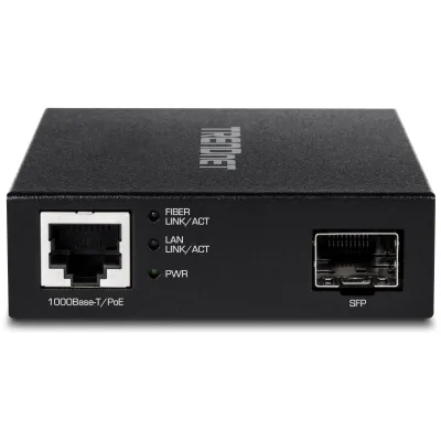 TRENDNET - TFC-PGSFP - Gigabit PoE PD SFP Fiber Media Converter