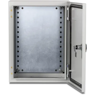 TRENDNET - TI-CA2 - Outdoor IP66 Steel Enclosure With Lockable Hinged Door