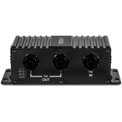 TRENDNET - TI-EU120 - 2-Port Industrial Outdoor Gigabit UPoE Extender