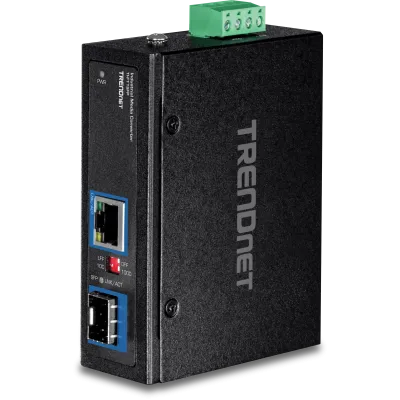 TRENDNET - TI-F11SFP - Hardened Industrial 100/1000Base-T to SFP Media Converter