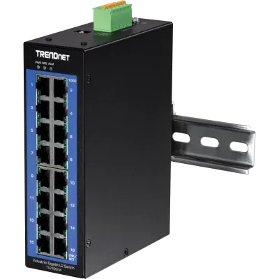 TRENDNET - TI-G160i-M - 16-Port Industrial Gigabit L2