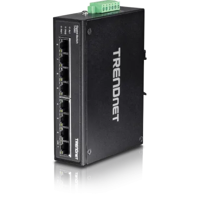 TRENDNET - TI-G80 - 8-port hardened Industrial Gigabit Switch