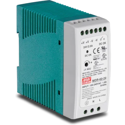 TRENDNET - TI-M6024 - DIN Rail 24V 60W Power Supply for TI-G50, TI-G62, TI-G80, TI-F11SFP