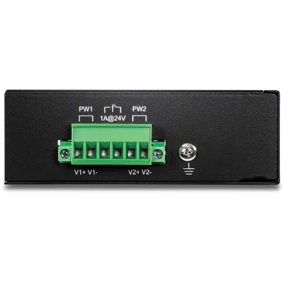 TRENDNET - TI-PE80 - 8-Port Industrial Fast Ethernet PoE+ DIN-Rail Switch