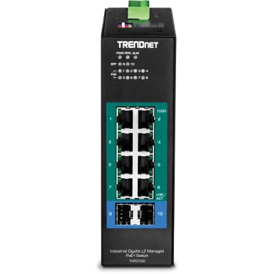 TRENDNET - TI-PG102i - 10-Port Industrial Gigabit L2
