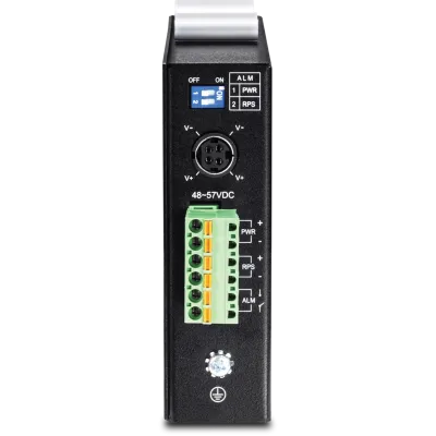 TRENDNET - TI-PG541 - 5-port Hardened Industrial Gigabit PoE+ DIN-Rail Switch