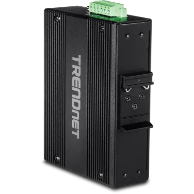 TRENDNET - TI-PG62B - 6-port hardened Industrial Gigabit PoE+ Switch /w 2 SFP (Boost Voltage from 12/24/48/VDC to 55VDC)