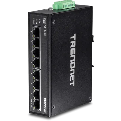 TRENDNET - TI-PG80 - 8-port hardened Industrial Gigabit PoE+ Switch