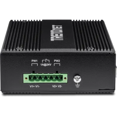 TRENDNET - TI-PG80B - 8-Port Industrial Gigabit PoE+ DIN-Rail Switch (24 - 56V)