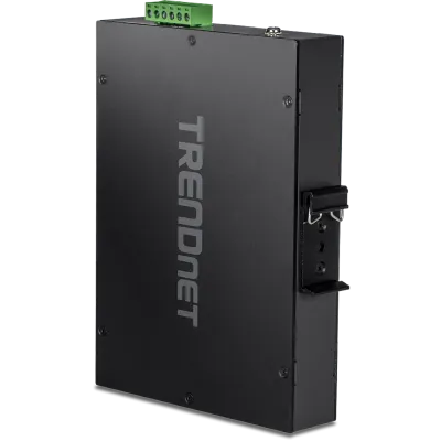 TRENDNET - TI-PGM541 - 5-port Industrial Gigabit PoE+ DIN-Rail Switch -20° – 65°C (-4° – 149°F)