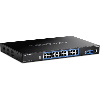 TRENDNET - TI-RG262i - 26-Port Industrial Gigabit L2 Managed Rackmount Switch